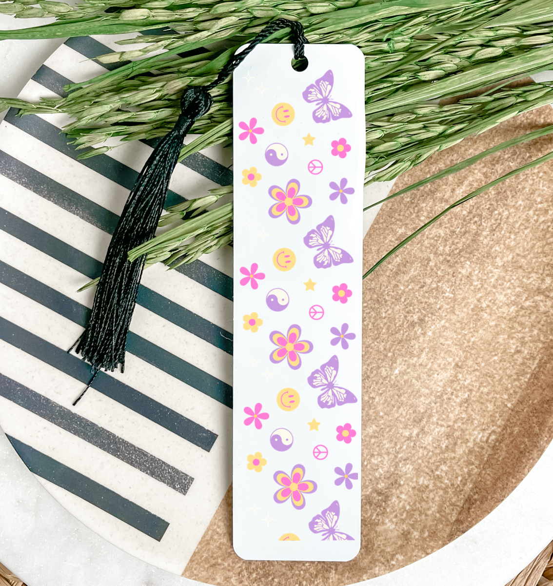 Butterfly Ying Yang UV BOOKMARK