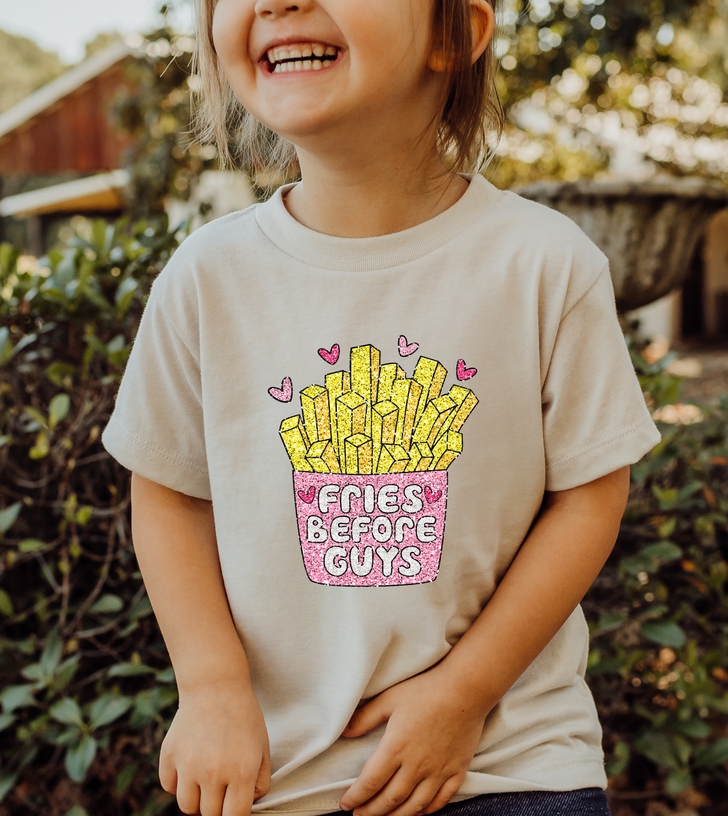 Fries Before Guys Sparkly Adult/Youth DTF TRANSFER