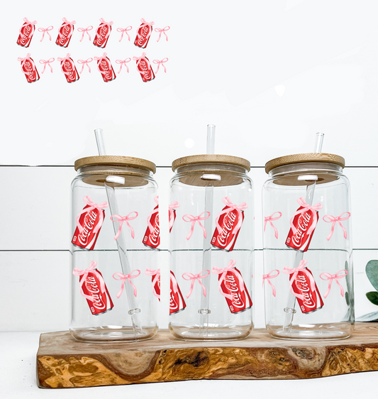 Soda With Bows UV DTF DOUBLE SIDED