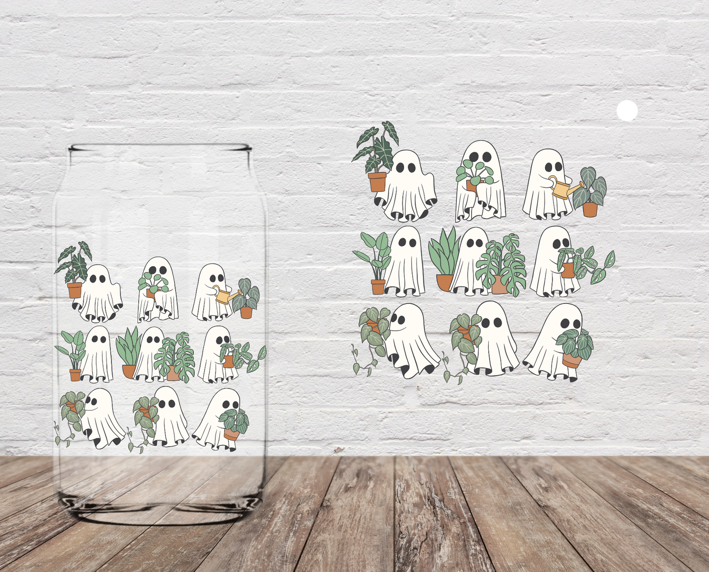 Ghosts & Plants 4" UV DTF