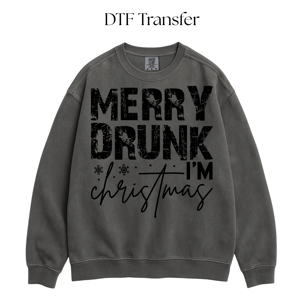 Merry Drunk DTF Transfer