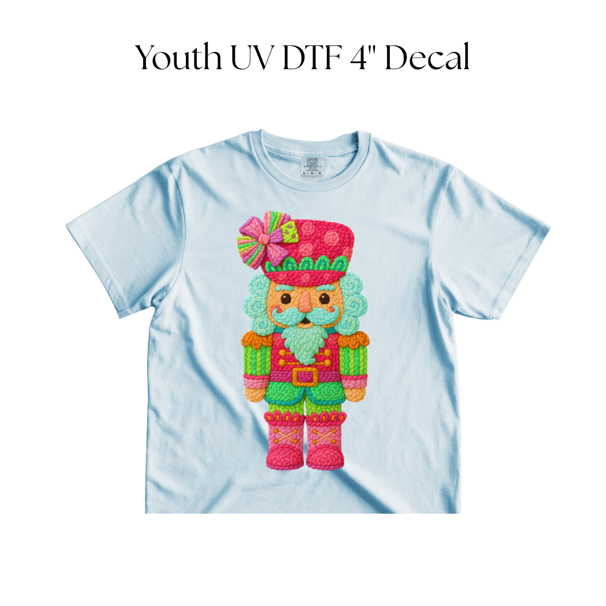 YOUTH Nutcracker Faux Yarn DTF Transfer