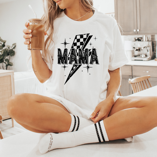 Mama Lightning  SINGLE COLOR DTF TRANSFER