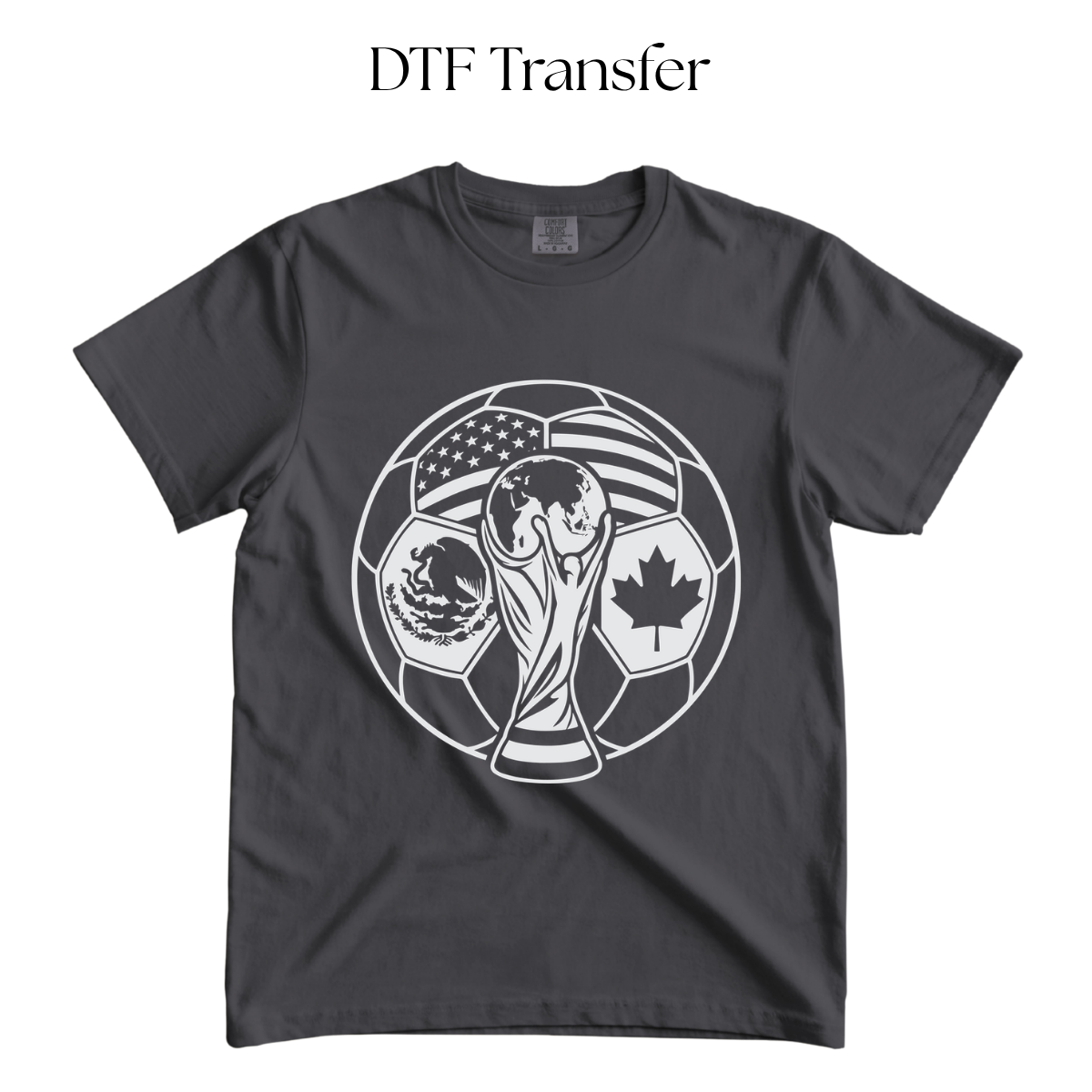 World Cup Single Color DTF Transfer