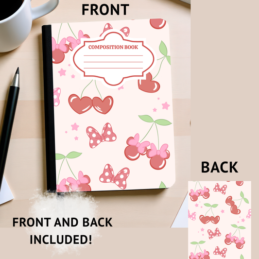 Cherries Composition Notebook Sticker
