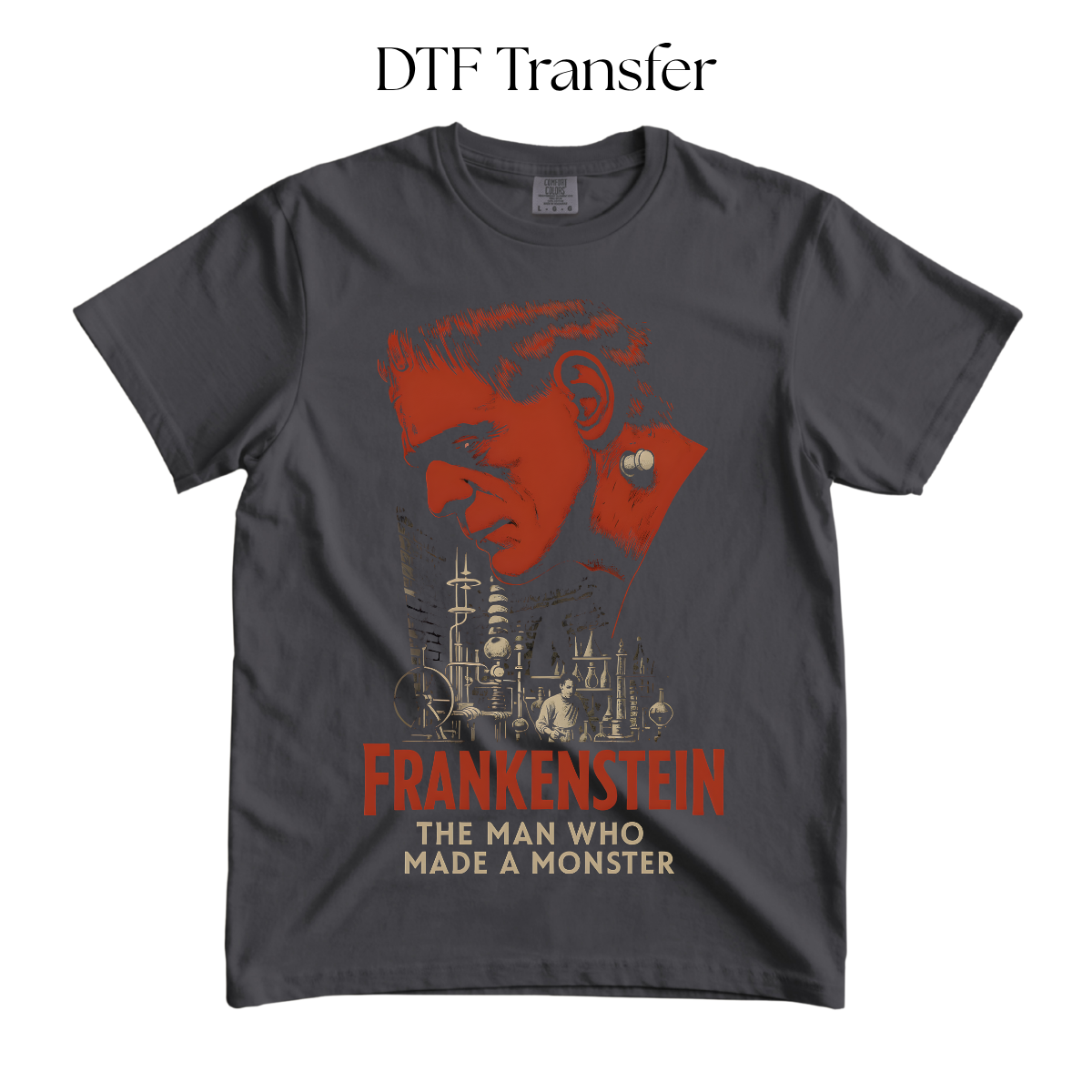 Frank the Man Who Made a Monster DTF Transfer