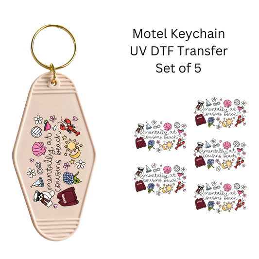 Meet Me at the Beach UV DTF Transfer