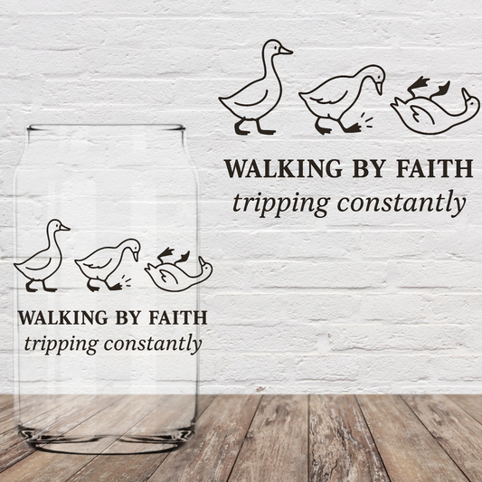 Walking Faith 4" UV DTF