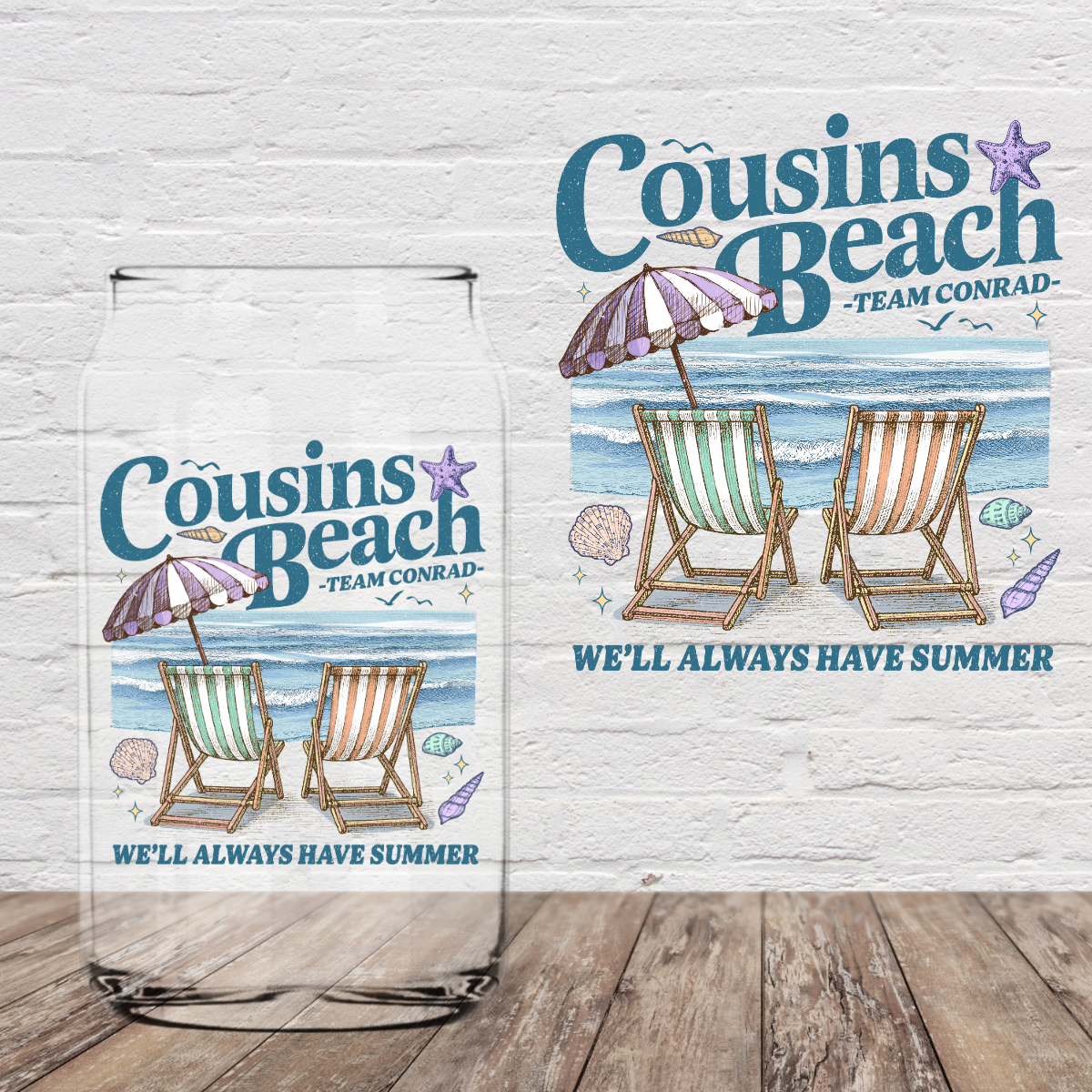 We’ll Always Have Summer 4" UV DTF