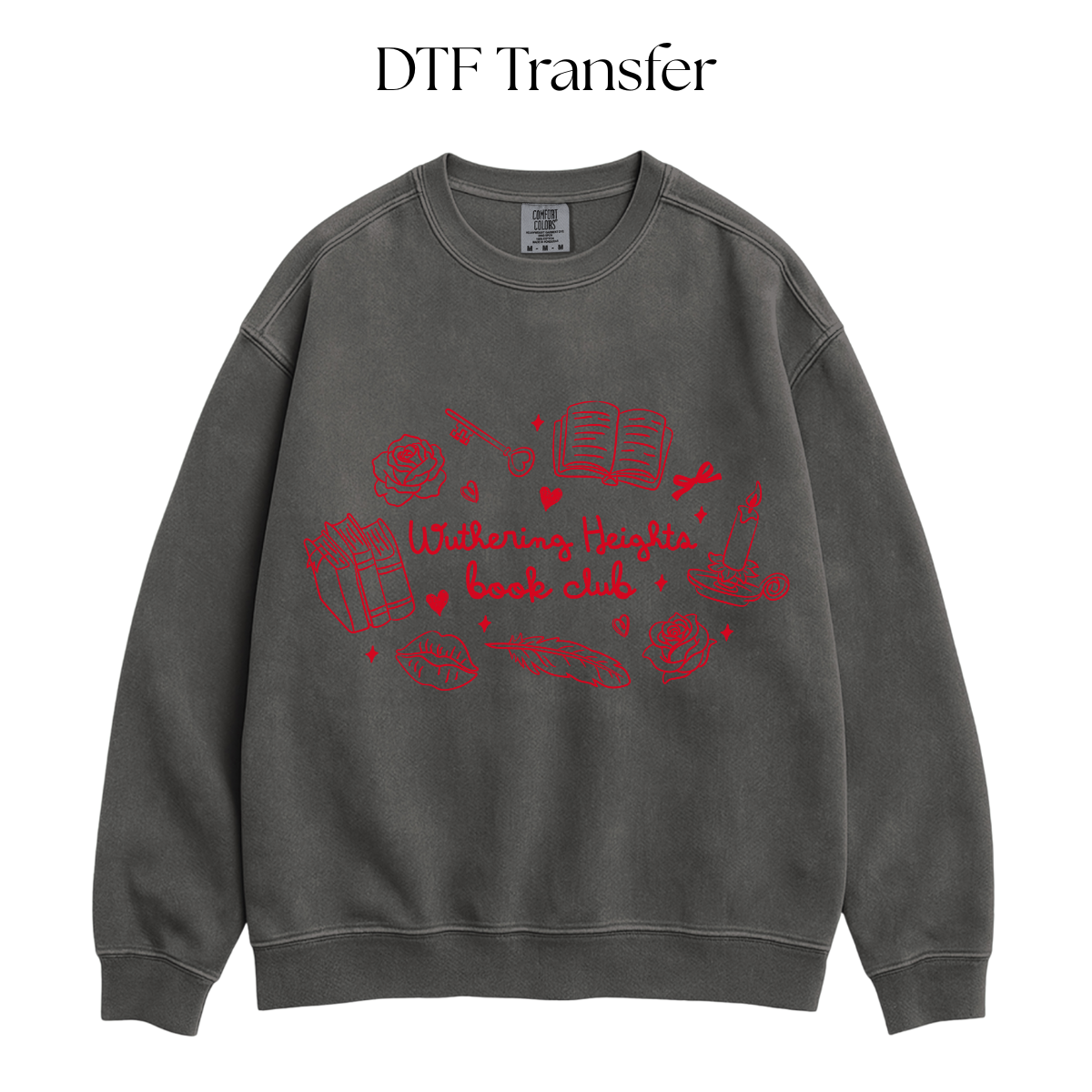 WH Red Book Club DTF Transfer