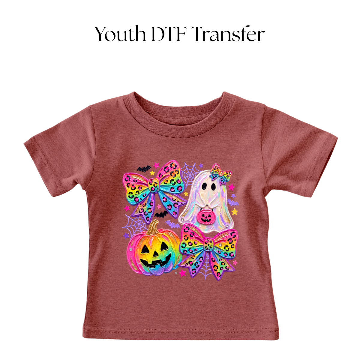 YOUTH Colorful Halloween Things DTF Transfer