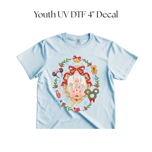 YOUTH Enchanted Christmas Castle DTF Transfer