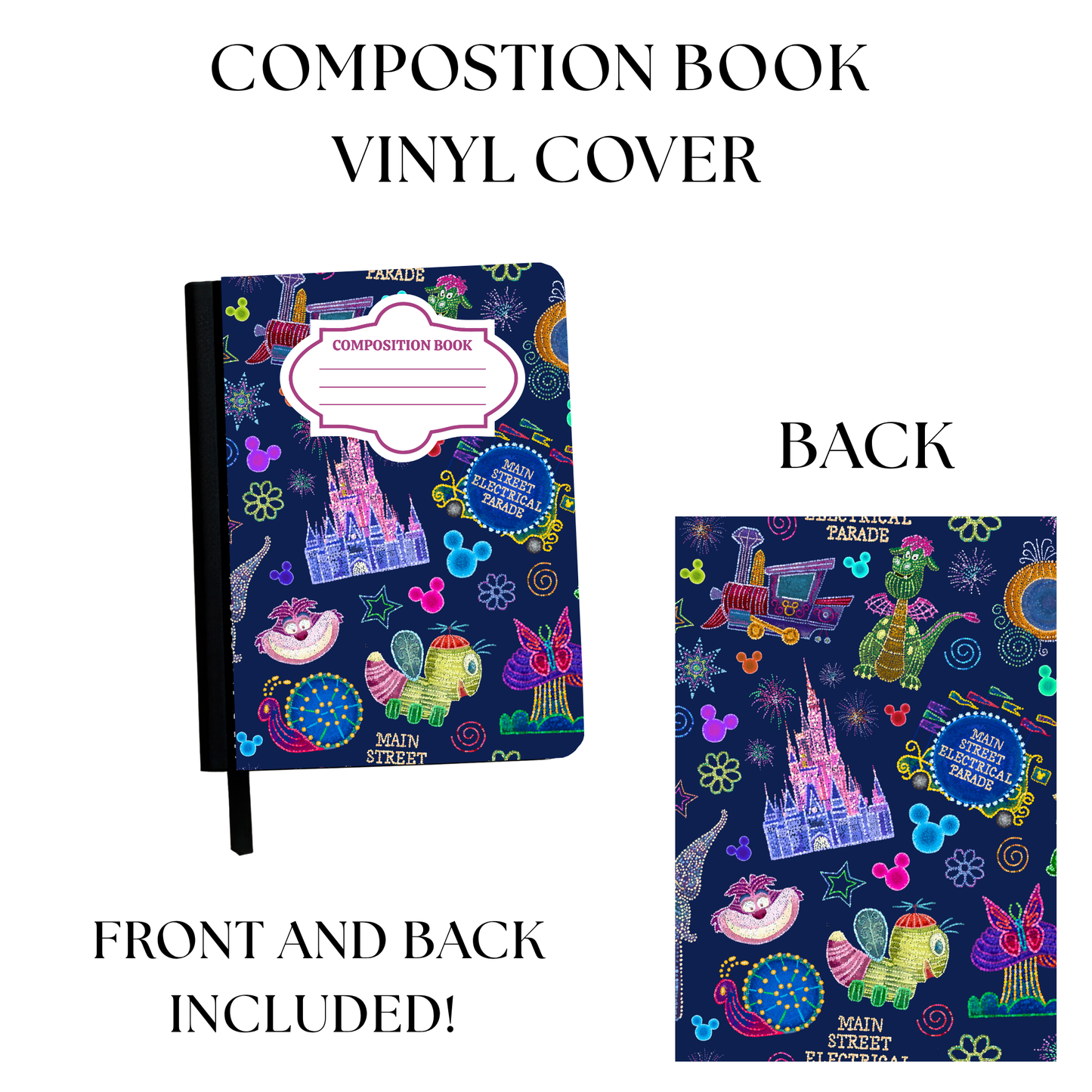 Main Electrical Parade Composition Book Sticker UV PRINTED