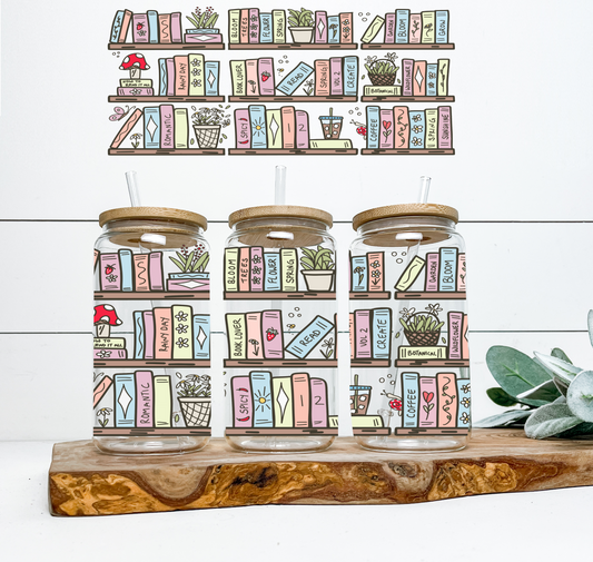 Book Shelves UV Wrap DOUBLE SIDED