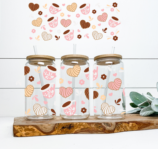 Cafecito y Conchas UV Wrap / Lid DOUBLE SIDED