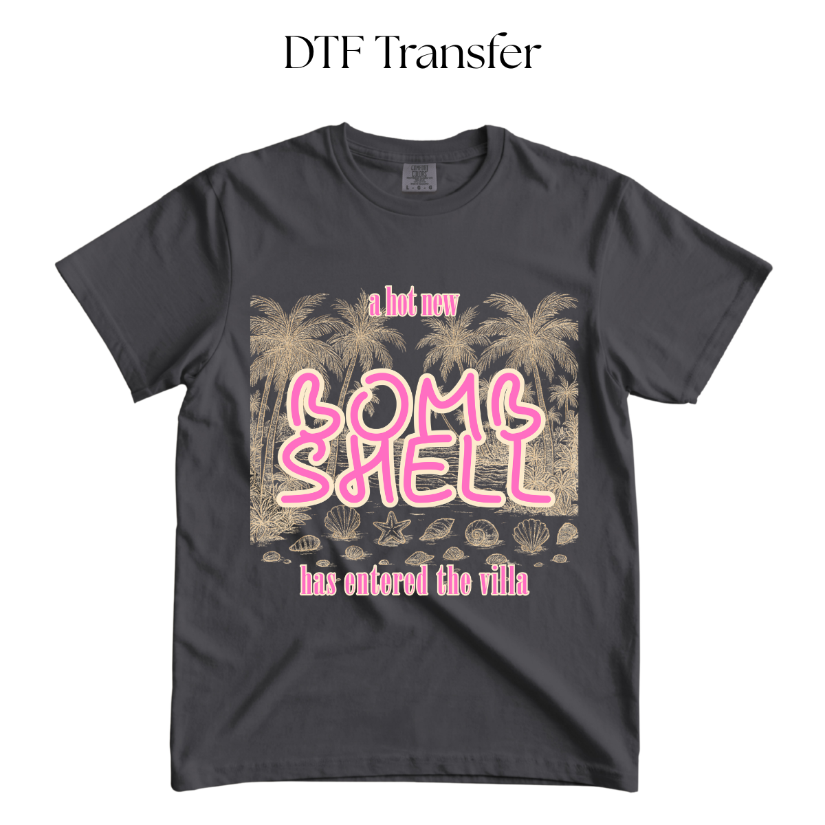 Pink New Bombshell DTF Transfer