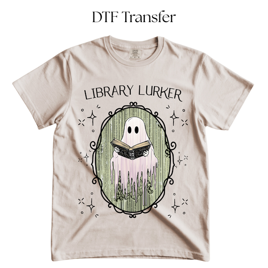 Library Lurker DTF Transfer