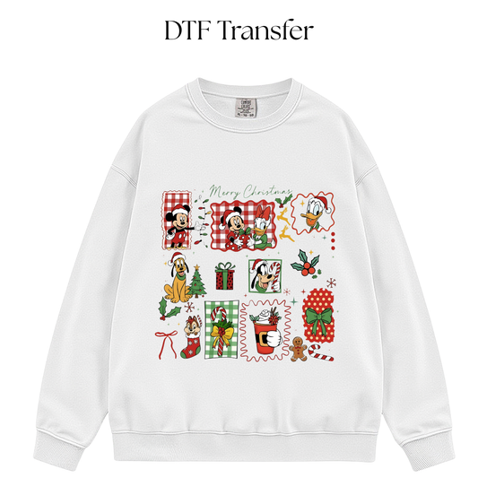 Enchanted Christmas Plaid DTF Transfer