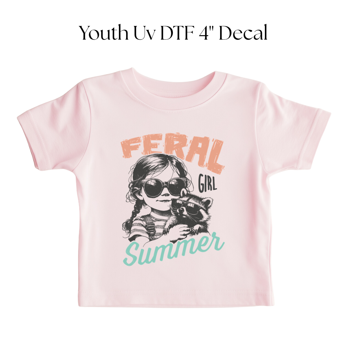 YOUTH Feral Girl Summer DTF Transfer