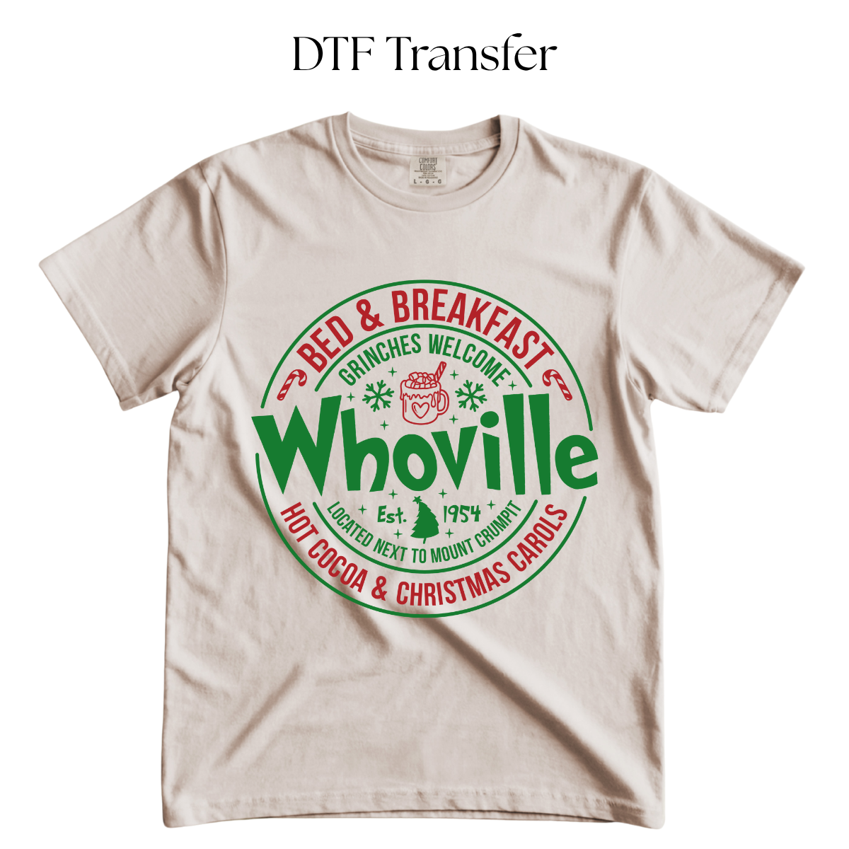 Bed and Breakfast Green Monster DTF Transfer