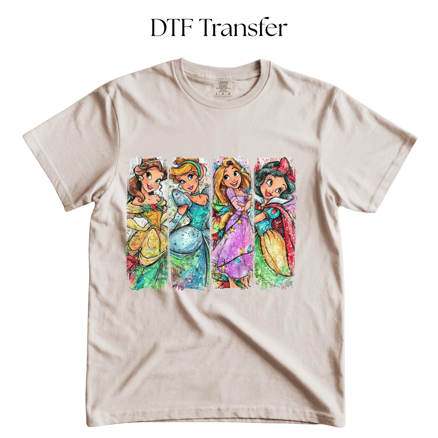 Princess Colors DTF Transfer