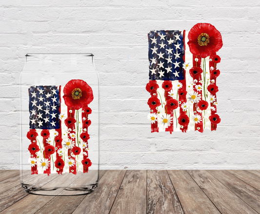 Floral Flag 4" UV DTF