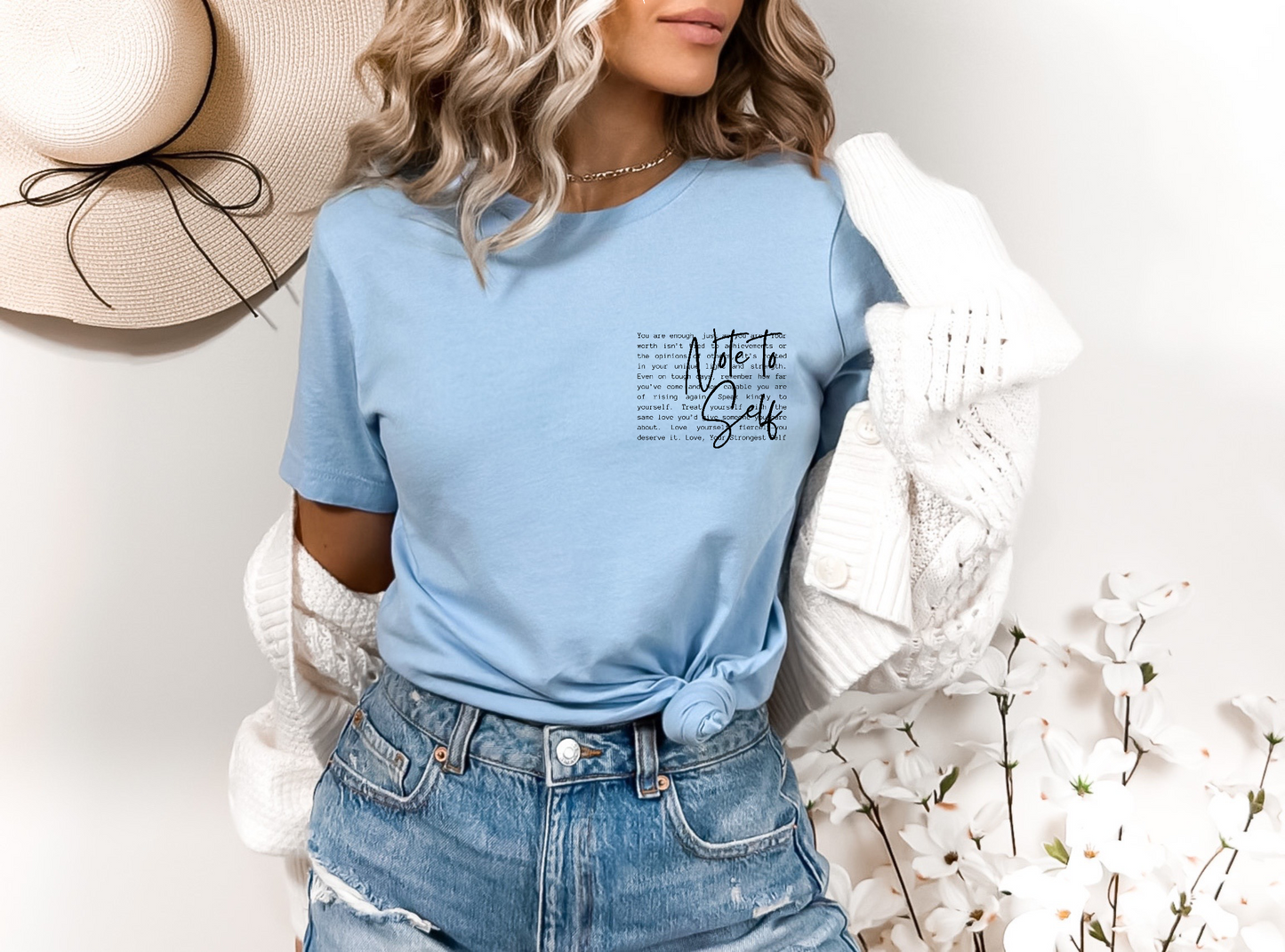 Note To Self (BLACK) SINGLE COLOR DTF TRANSFER