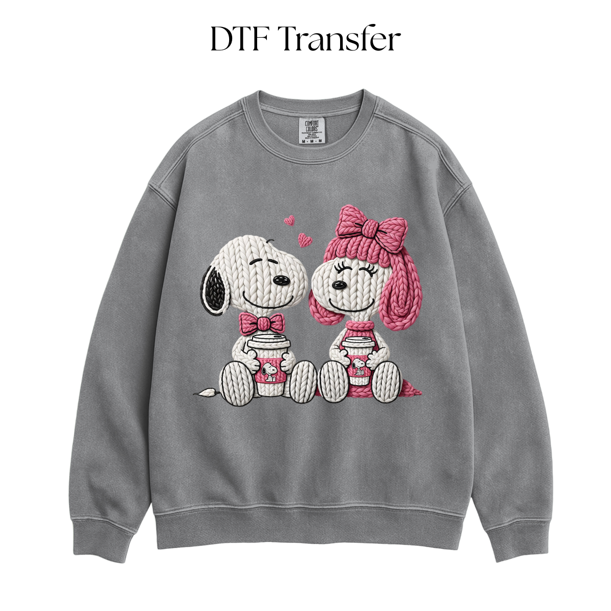 Snoop Friends Faux Yarn DTF Transfer