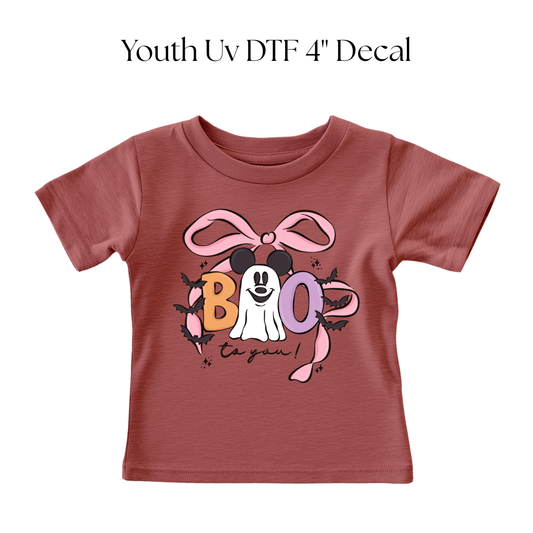 YOUTH Mouse Boo to You DTF Transfer