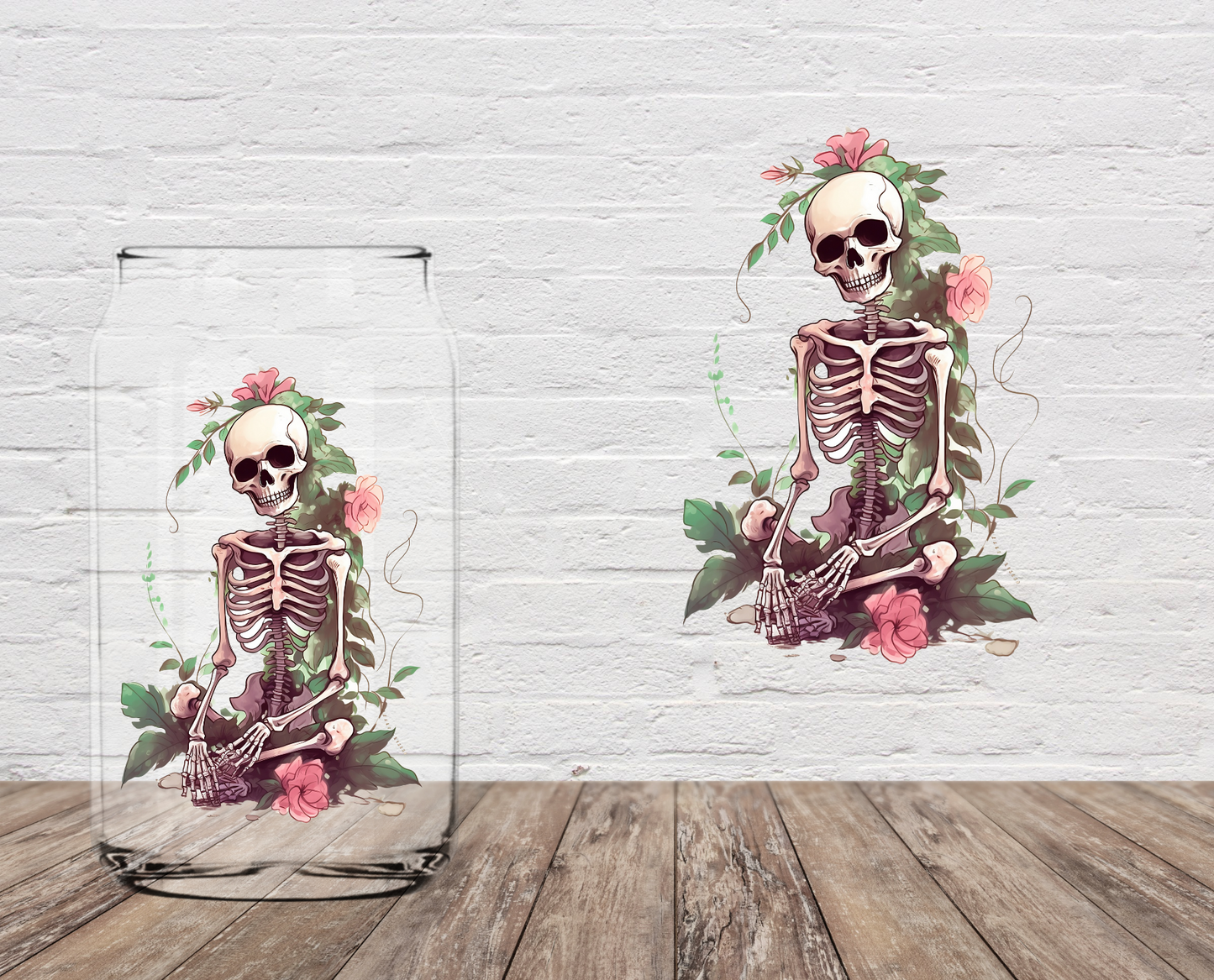 Skeleton Criss Cross 4" UV