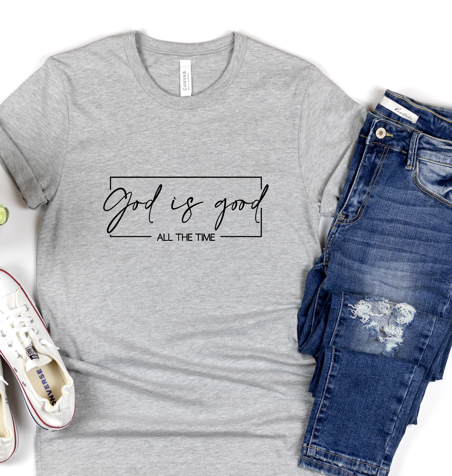 God Is Good Screen Print Transfer