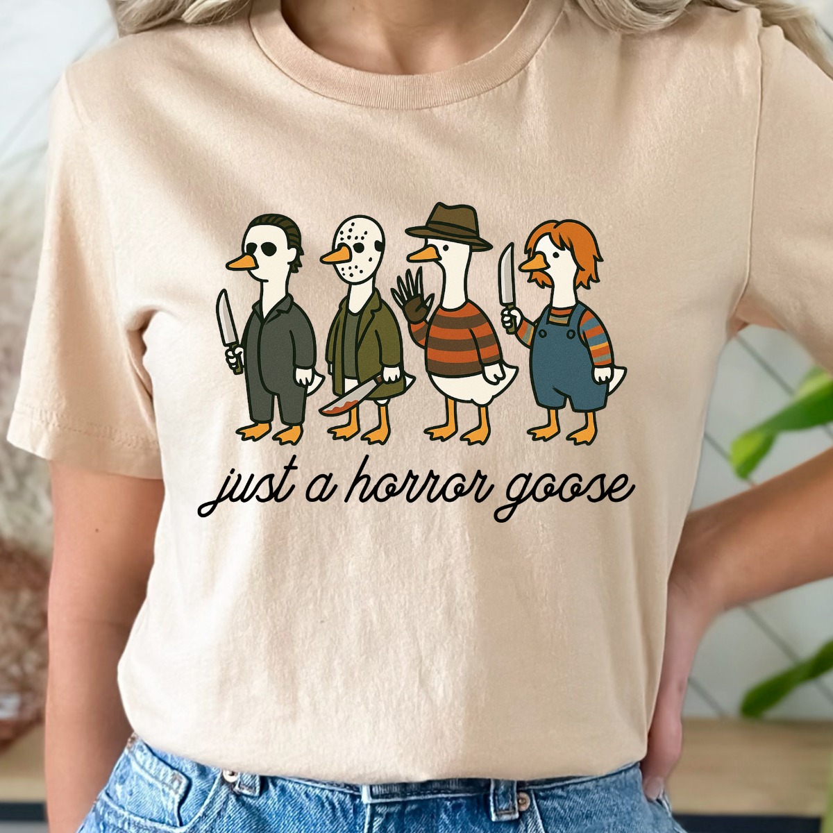 Just a Horror Goose DTF Transfer