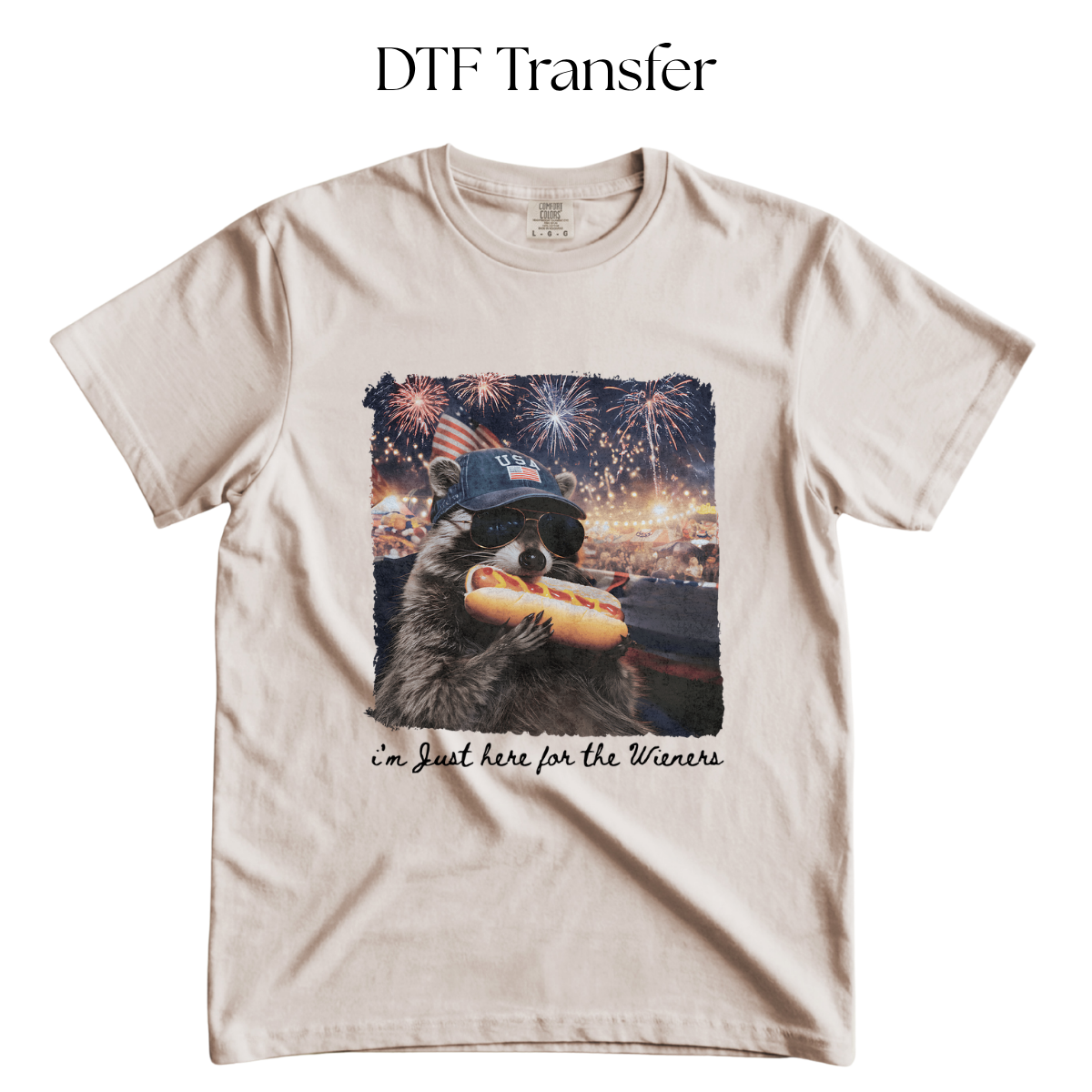 Im Just Here For The Wieners DTF Transfers