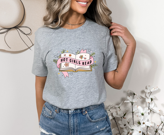 Hot Girls Read Books DTF Transfer