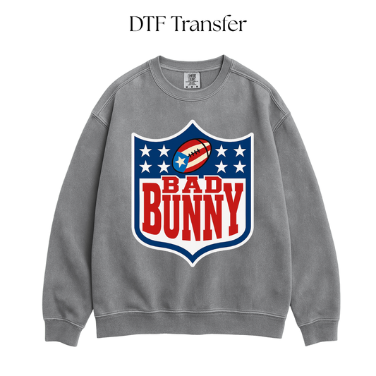 Good Bunny Football DTF Transfer