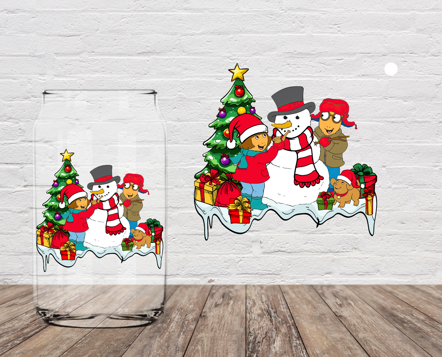 GOOD Arthur & Friends On Christmas 4" UV DTF