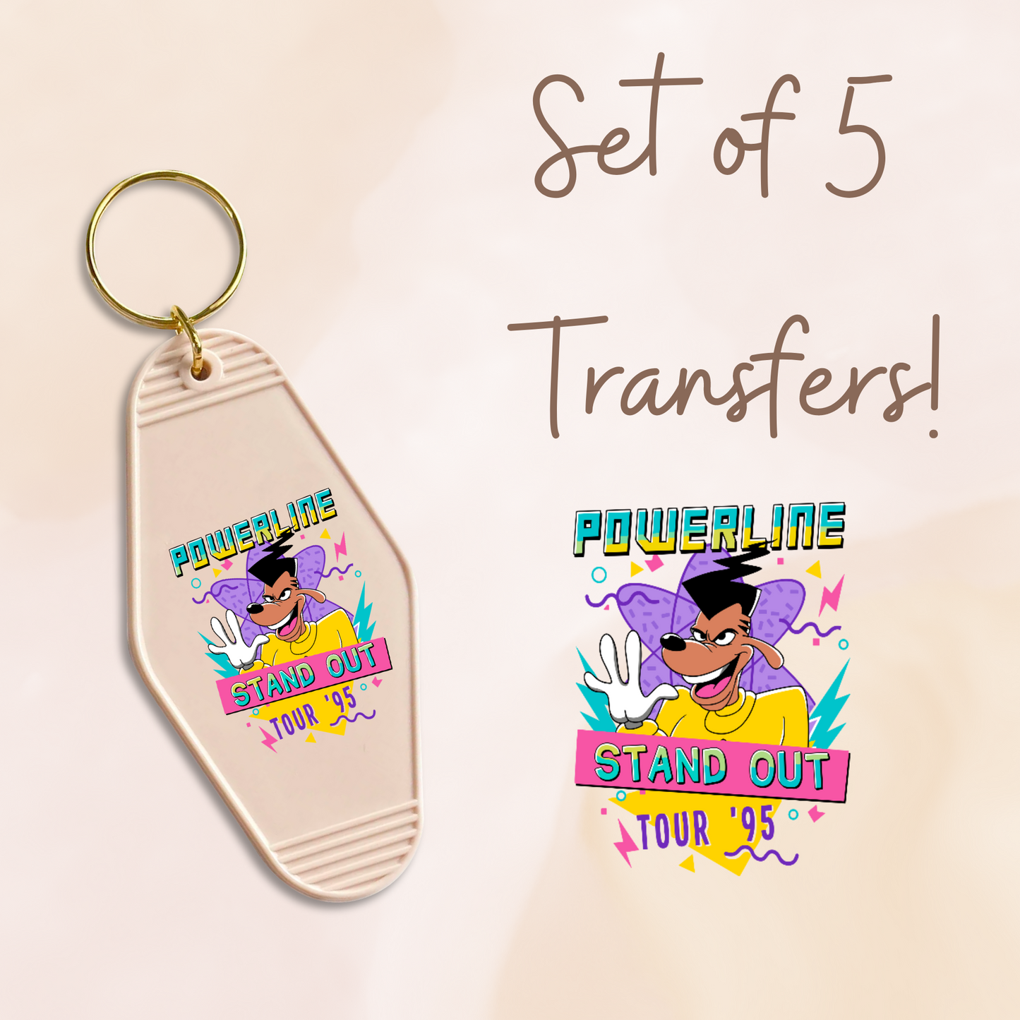 Powerline MOTEL KEYCHAIN Transfer