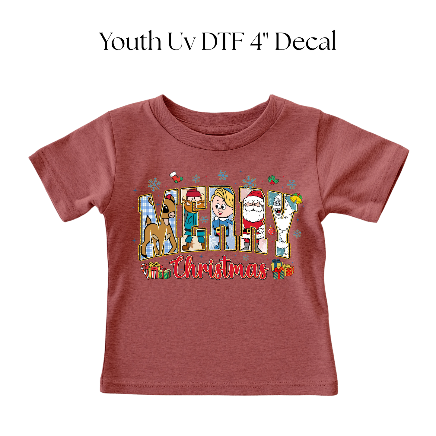 YOUTH Merry Rudolph DTF Transfer