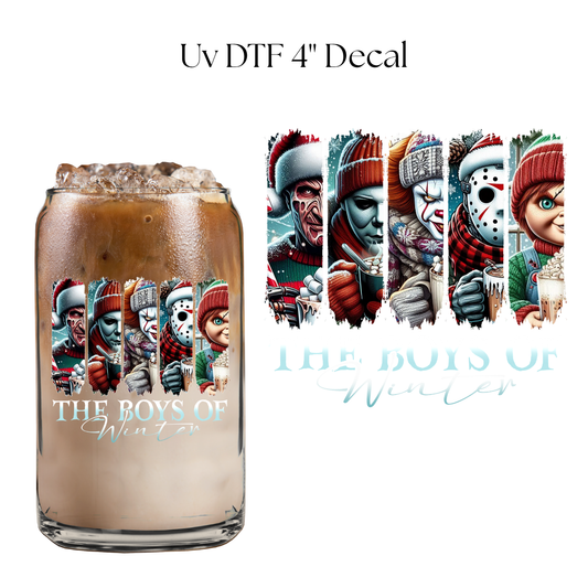 The Boys of Winter 4” UV DTF Decal