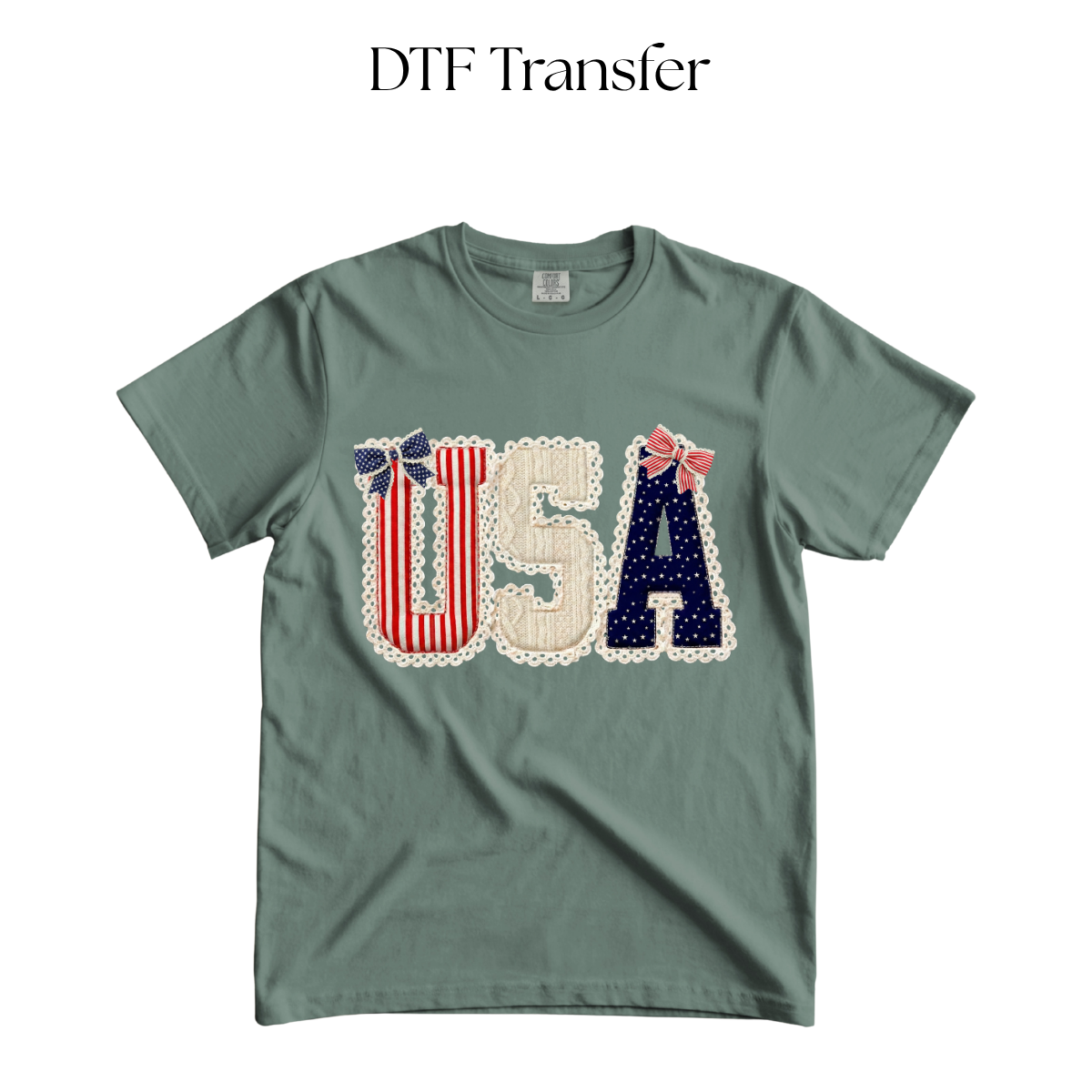 USA Lace DTF Transfer