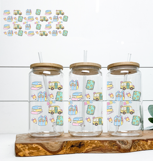 School Things UV DTF Wrap DOUBLE SIDED