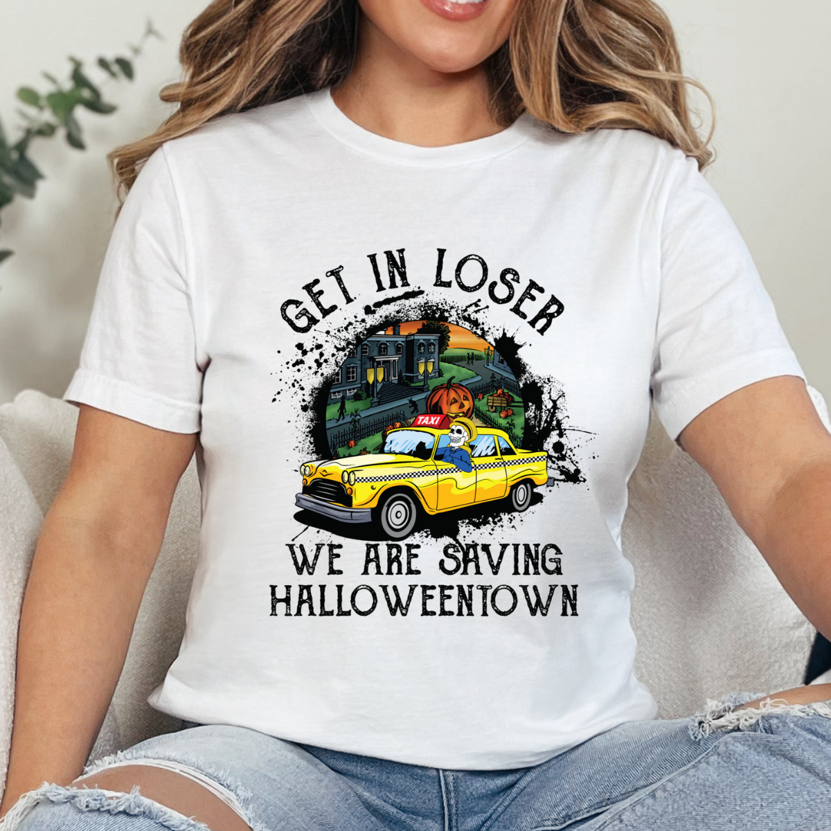 Get in Loser We Are Saving Halloween DTF TRANSFER