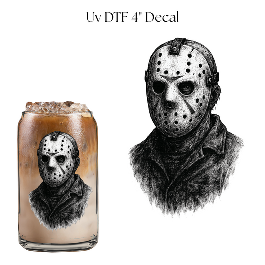 Jason 4” UV DTF Decal