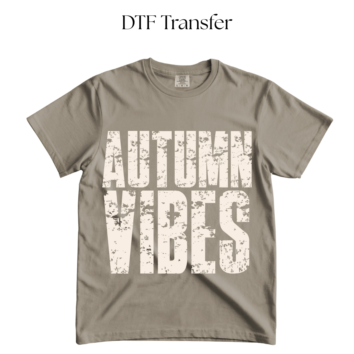 Autumn Vibes Single Color DTF Transfer