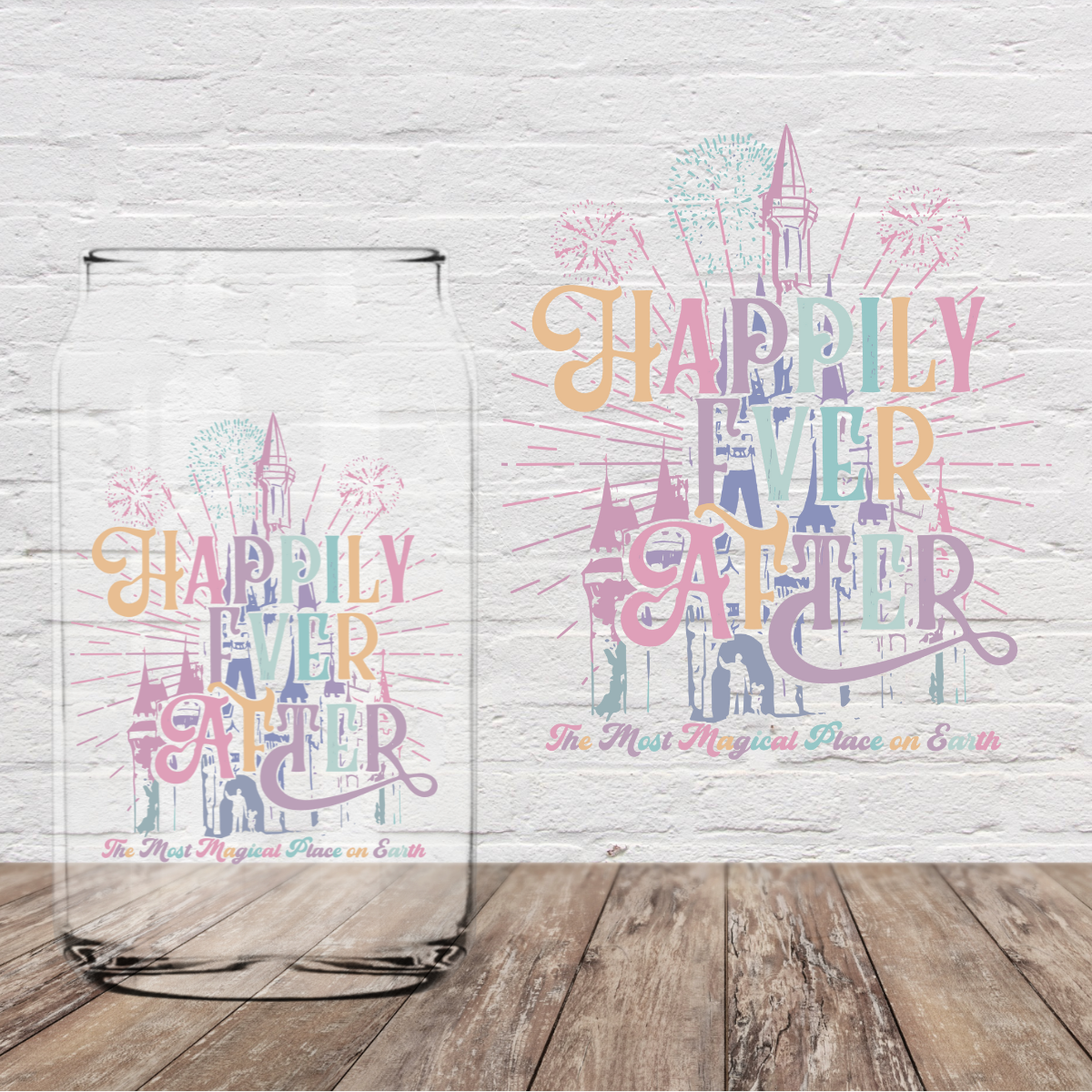 Happily Ever After 4” UV DTF