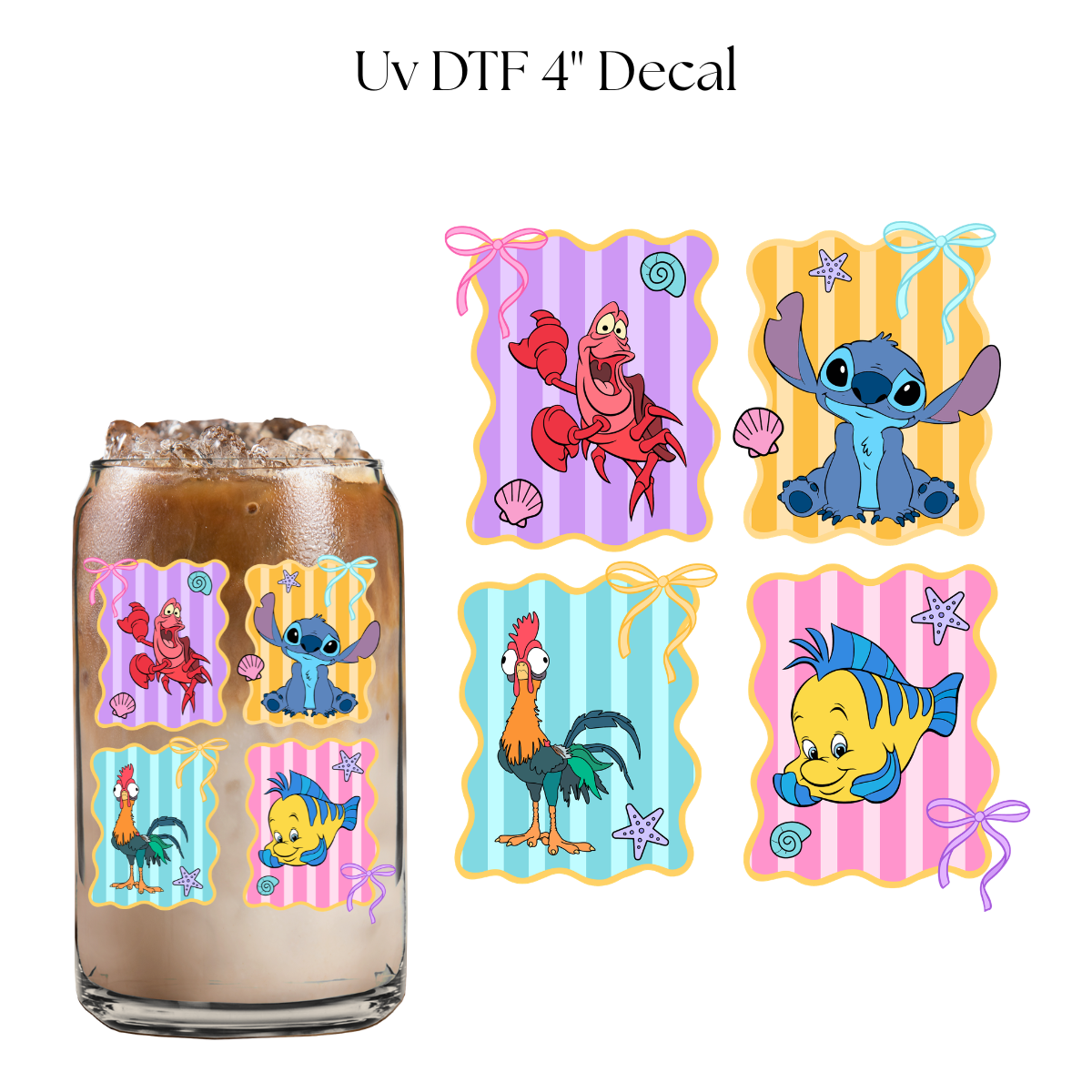 Enchanted Pets 4” UV DTF Cup Decal