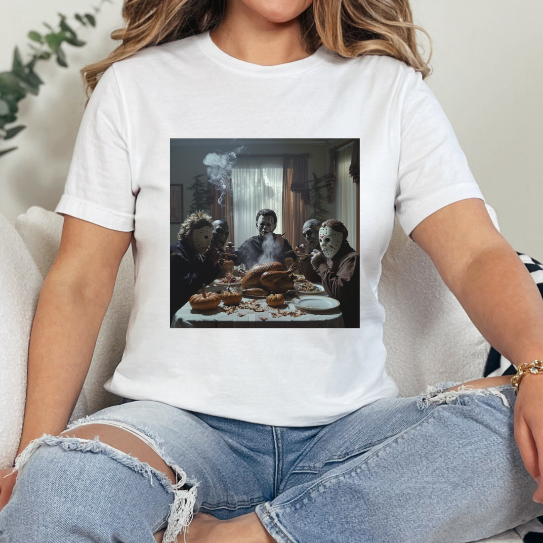 Horror Thanksgiving DTF TRANSFER