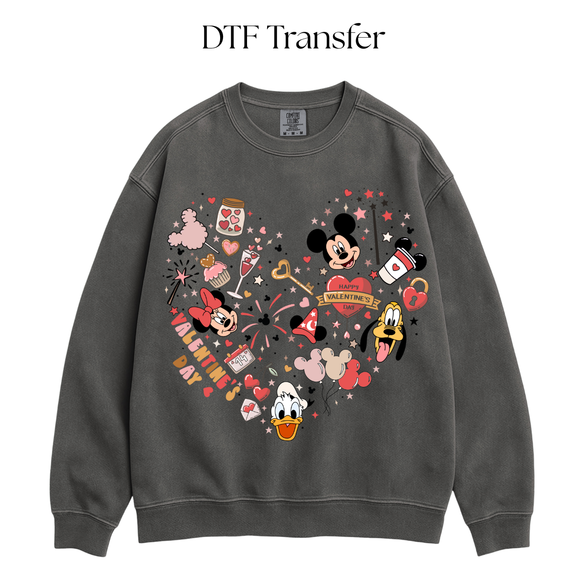 Enchanted Valentines Heart DTF Transfer