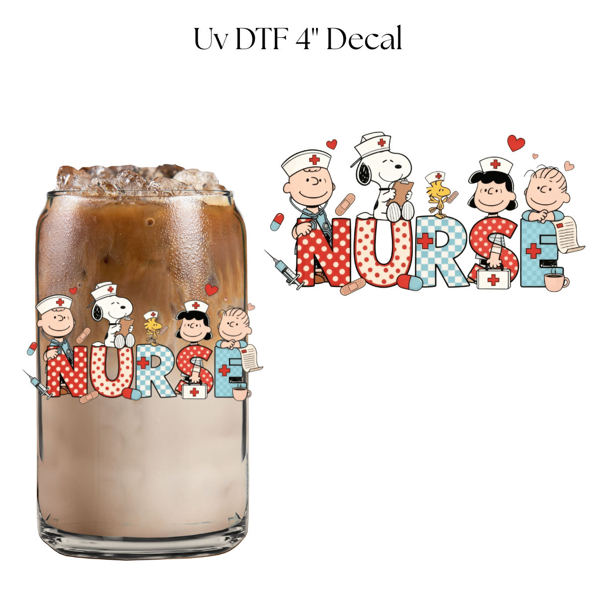 Snoop Nurse 4” UV DTF Decal
