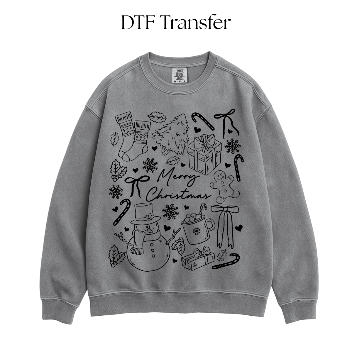 Merry Christmas Things DTF Transfer